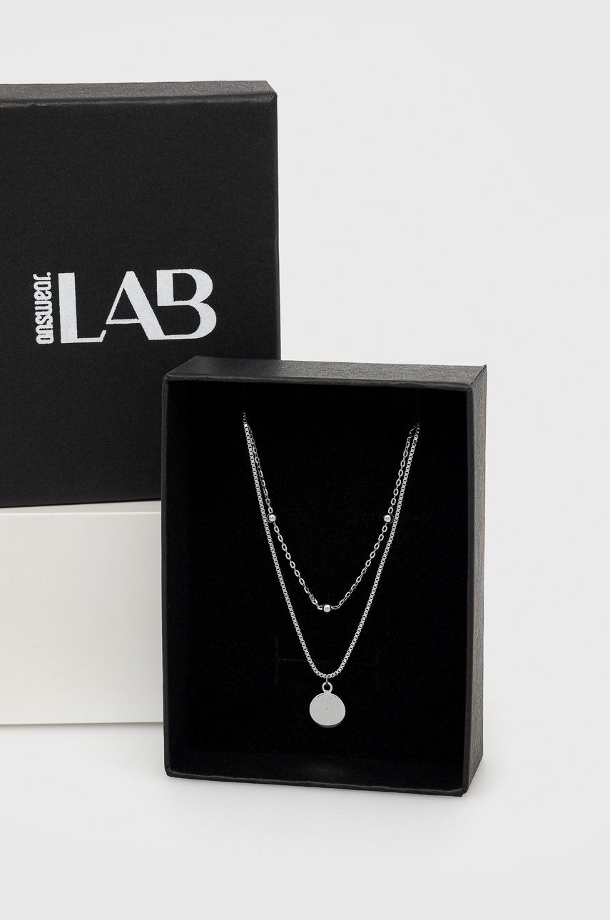 

Сребърно колие Answear Lab, Сребърен