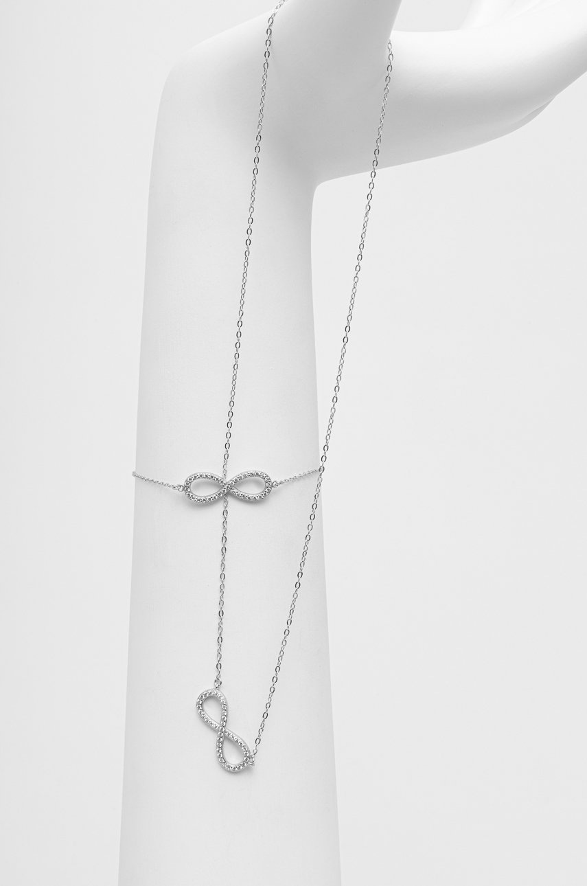

Серебряный комплект - колье и браслет Answear Lab