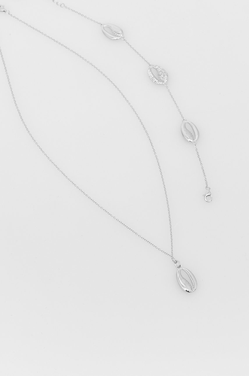 

Серебряный комплект - колье и браслет Answear Lab