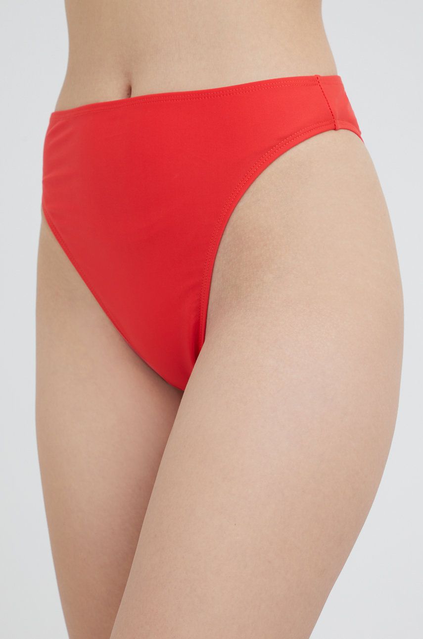 Plavkové kalhotky Answear Lab Bottom červená barva - červená -  82% Polyester