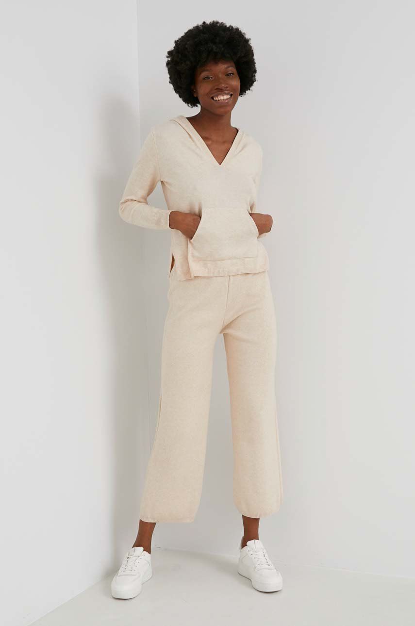 Answear Lab compleu femei, culoarea bej 2023 ❤️ Pret Super answear imagine noua 2022