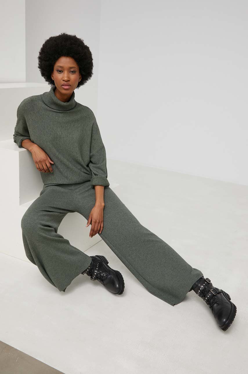 Answear Lab compleu femei, culoarea verde Answear Lab imagine 2022 13clothing.ro