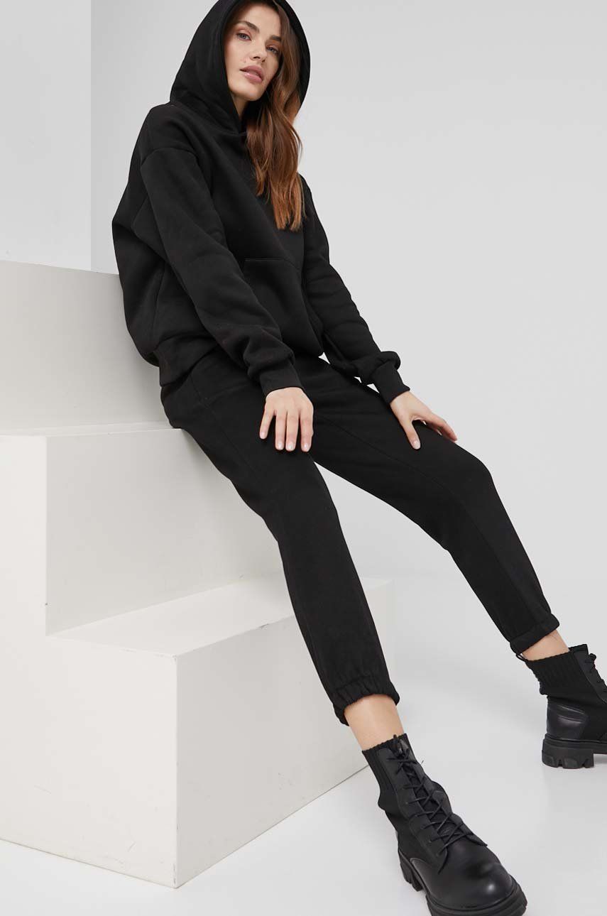 Answear Lab trening din bumbac femei, culoarea negru 2022 ❤️ Pret Super answear imagine noua 2022
