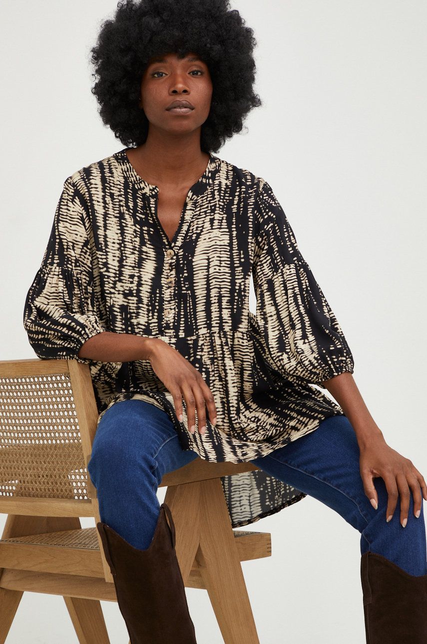 Answear Lab Bluză femei, culoarea negru 2022 ❤️ Pret Super answear imagine noua 2022