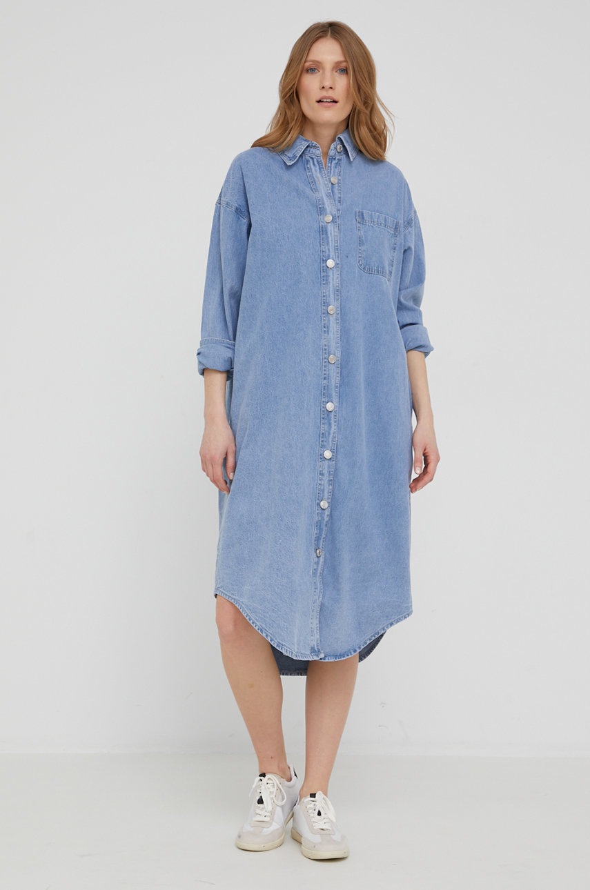 

Джинсова сукня Answear Lab жіноча oversize