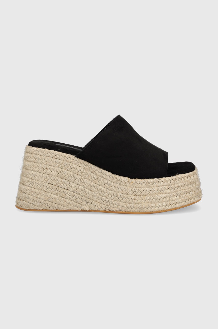 Answear lab papuci femei, culoarea negru, toc pana