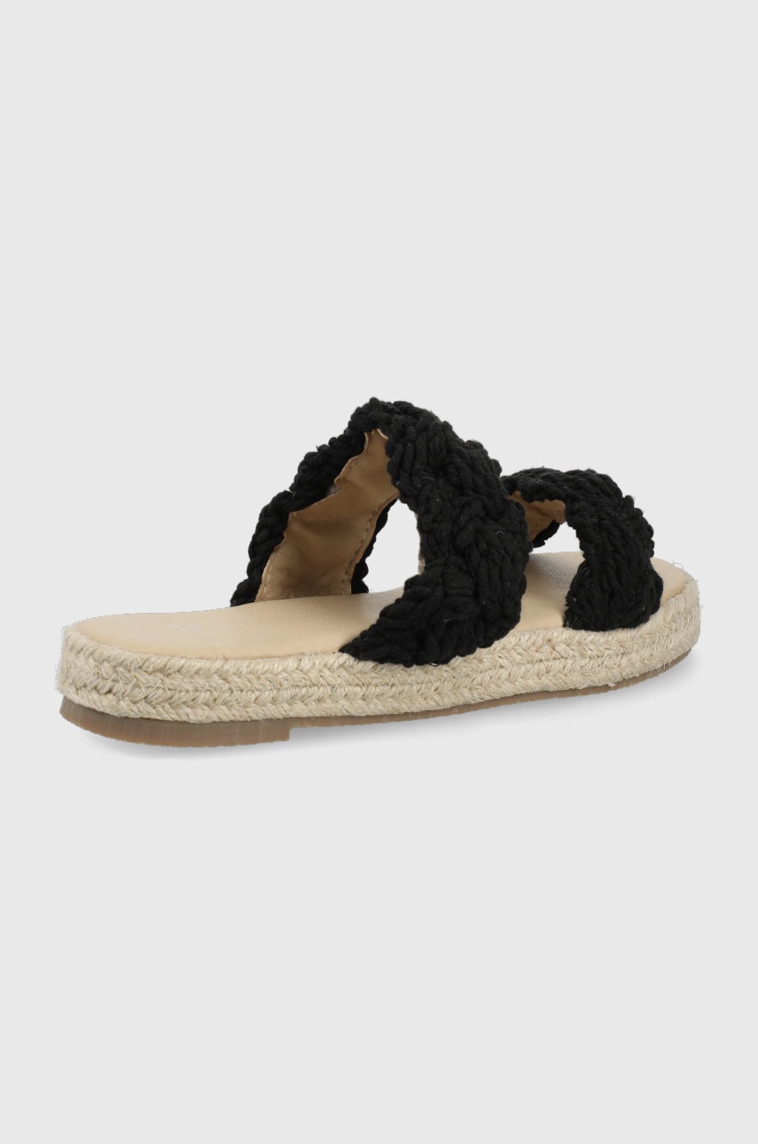 Παντόφλες Answear.LAB γυναικεία, χρώμα: μαύρο φωτογραφία