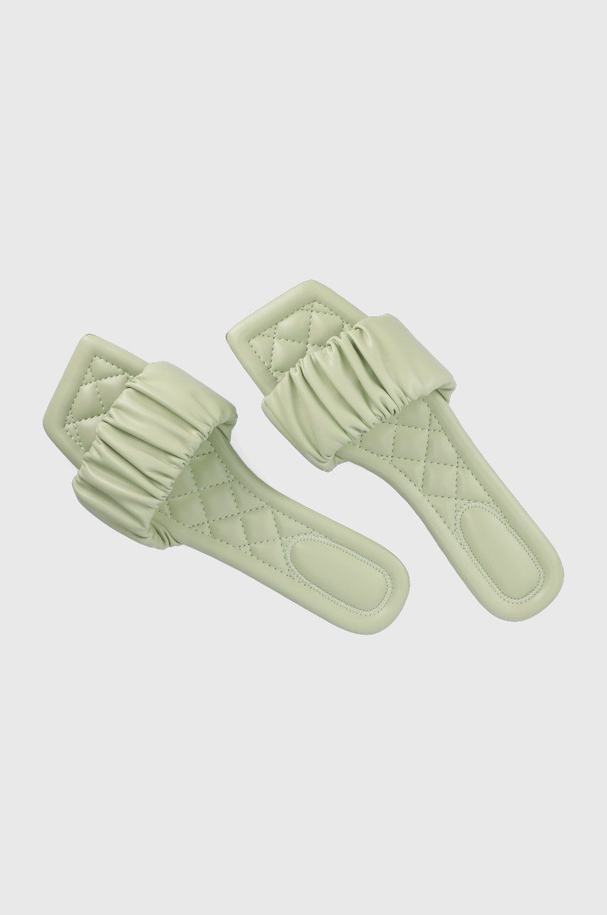 Answear Lab papuci femei, culoarea verde Answear 2023-06-09