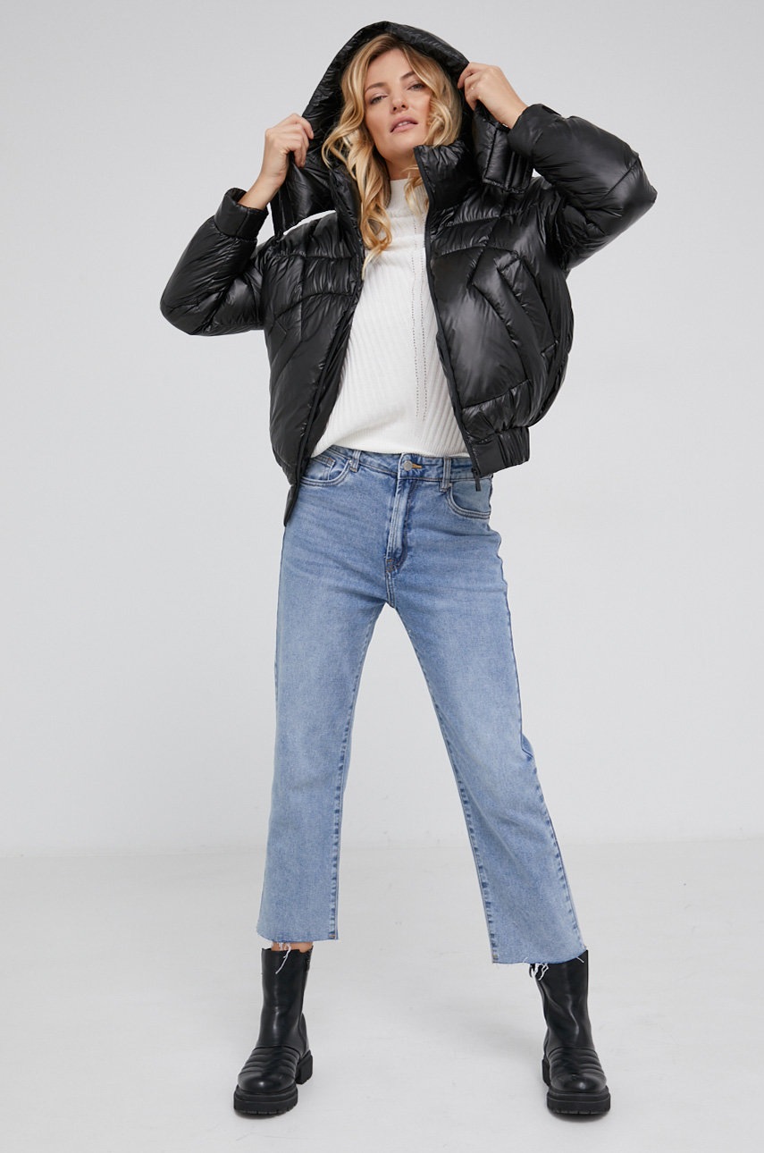 

Куртка Answear Lab женская цвет чёрный зимняя oversize