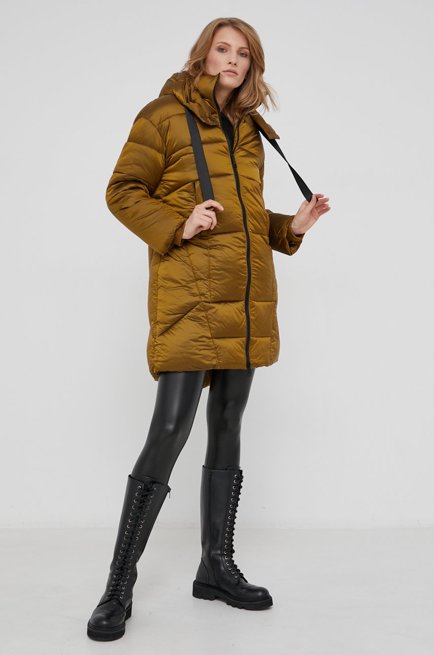 

Куртка Answear Lab колір золотий зимова oversize