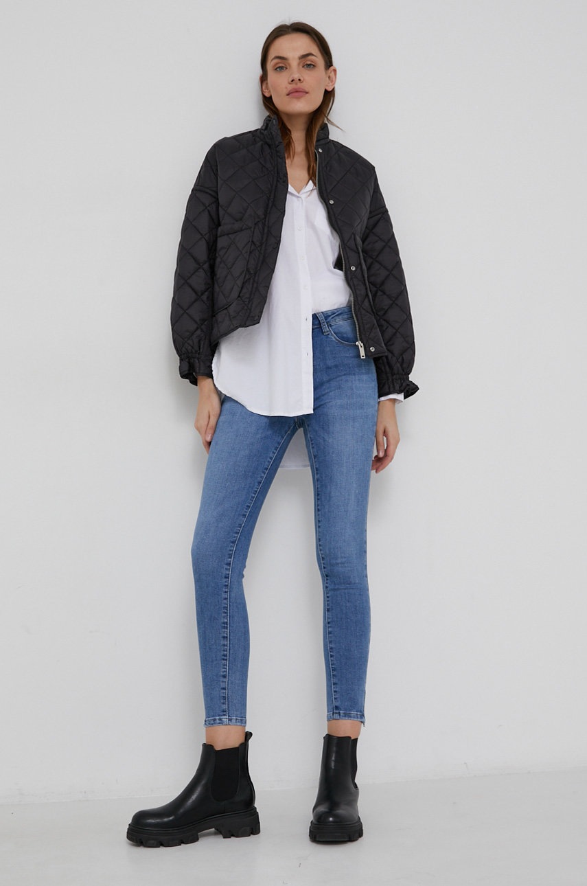 

Куртка Answear Lab женская цвет чёрный переходная oversize