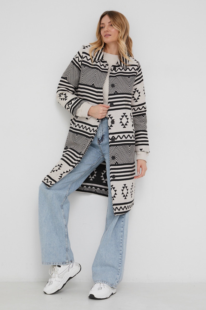 

Рубашка Answear Lab женская цвет белый переходной oversize