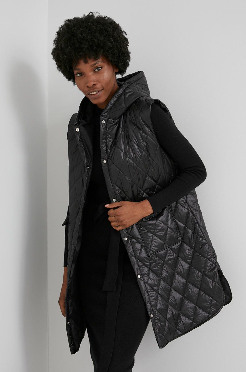 Answear Lab vesta femei, culoarea negru, de tranzitie 2023 ❤️ Pret Super answear imagine noua 2022