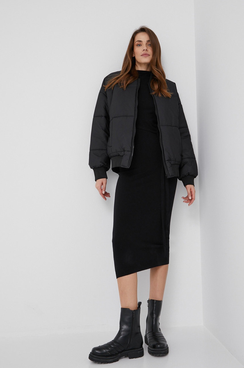 

Куртка Answear Lab жіноча колір чорний зимова oversize