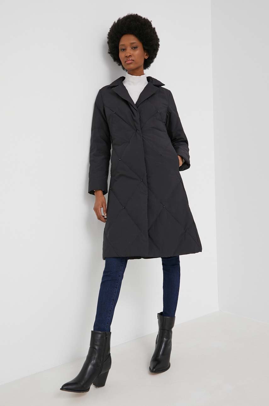 

Куртка Answear Lab жіноча колір чорний зимова oversize