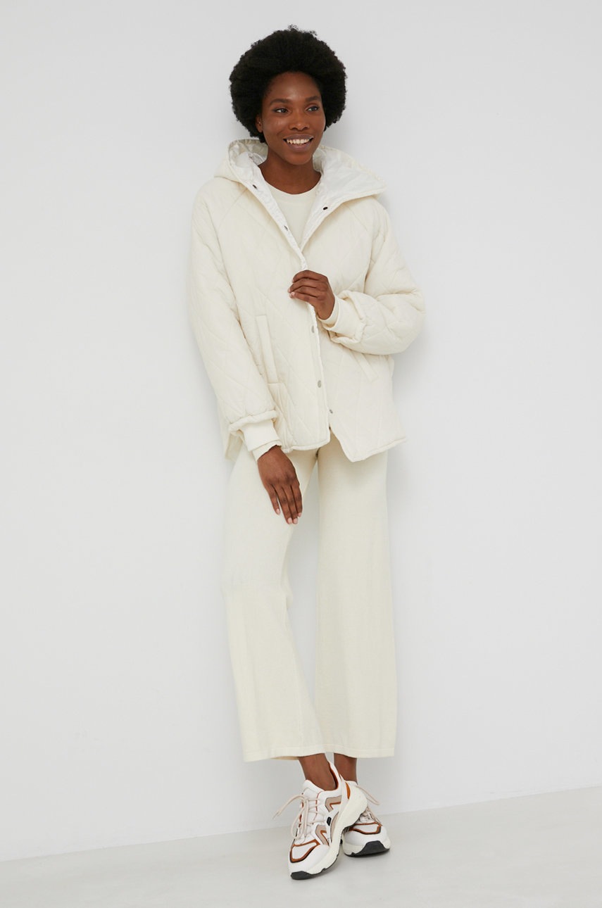 

Куртка Answear Lab женская цвет белый переходная oversize