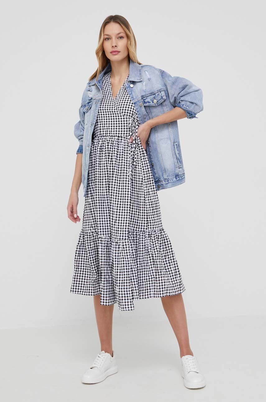 

Джинсовая куртка Answear Lab женская переходная oversize