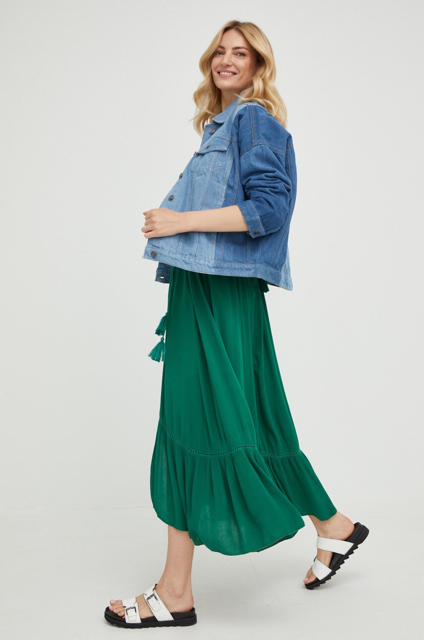 

Джинсовая куртка Answear Lab женская переходная oversize