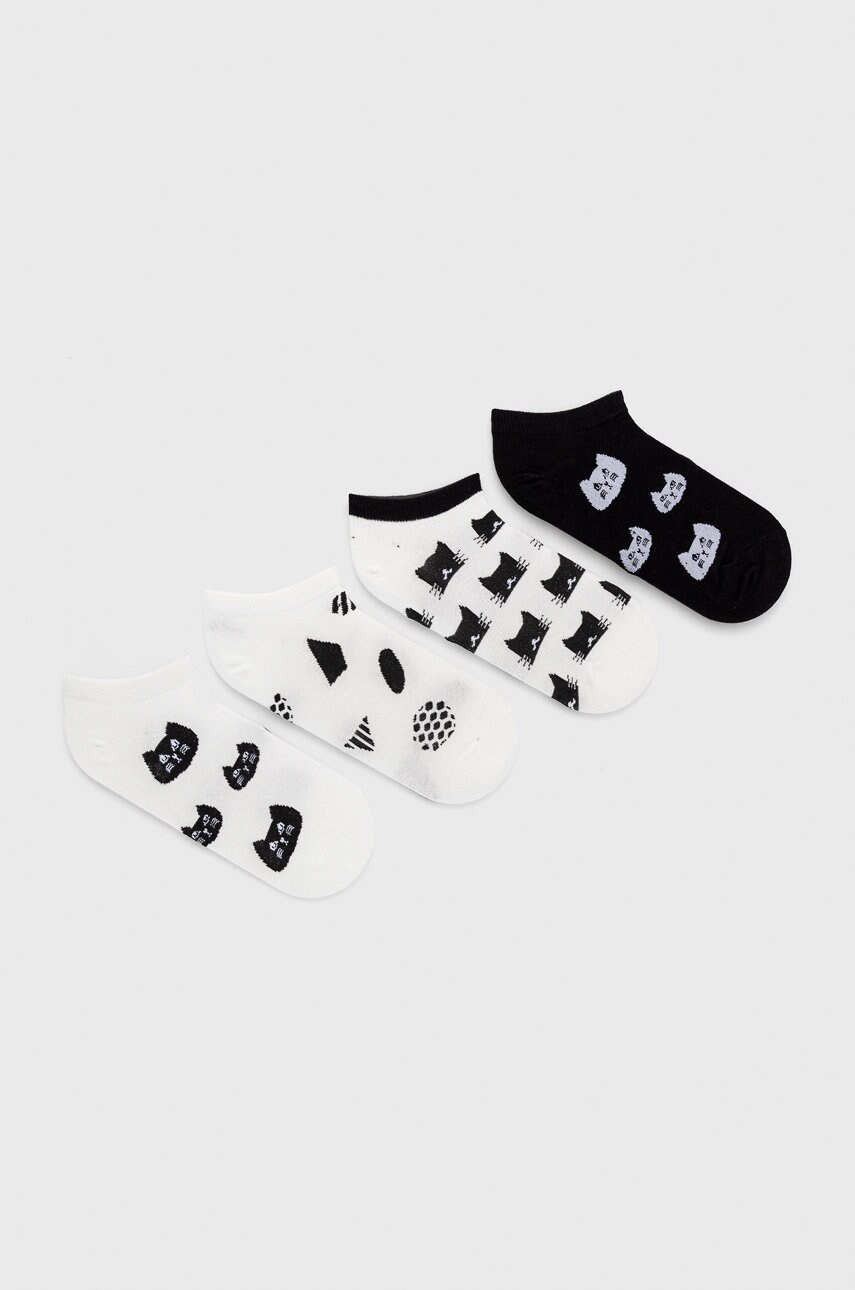 

Чорапи Answear Lab (4 чифта) в бяло, Бял