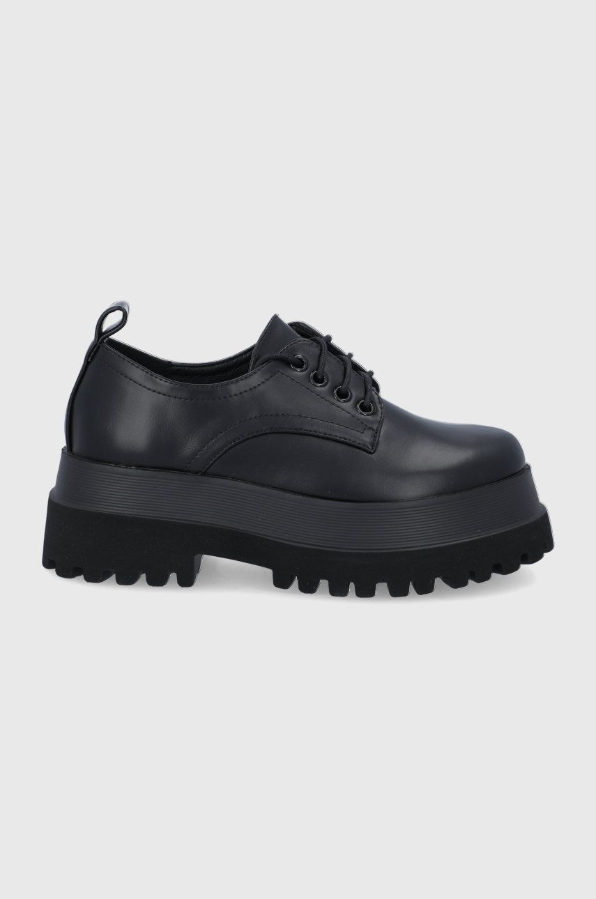 Answear Lab Pantof femei, culoarea negru, cu platformă 2022 ❤️ Pret Super answear imagine noua 2022