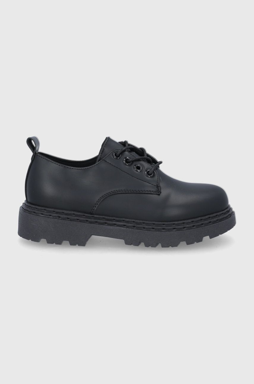 Gum Interesting audit Answear Lab pantof femei, culoarea negru, cu toc plat - fhsboutique.ro
