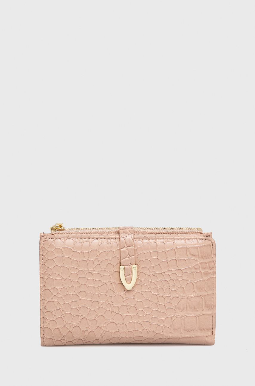 Answear Lab portfel damski kolor różowy
