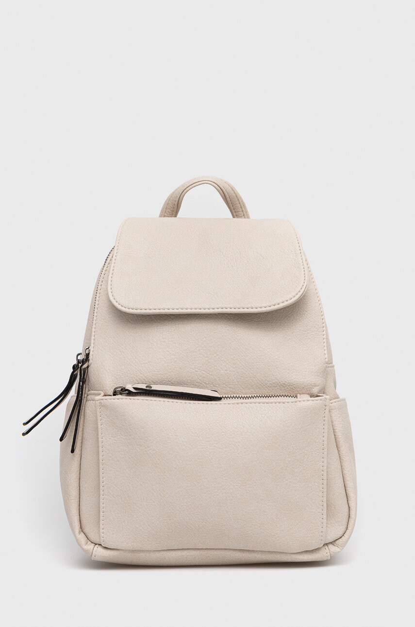 Answear lab rucsac femei, culoarea bej, mic, neted