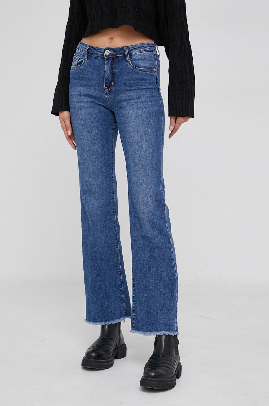 Answear Lab Jeans femei, high waist Answear Lab imagine 2022 13clothing.ro