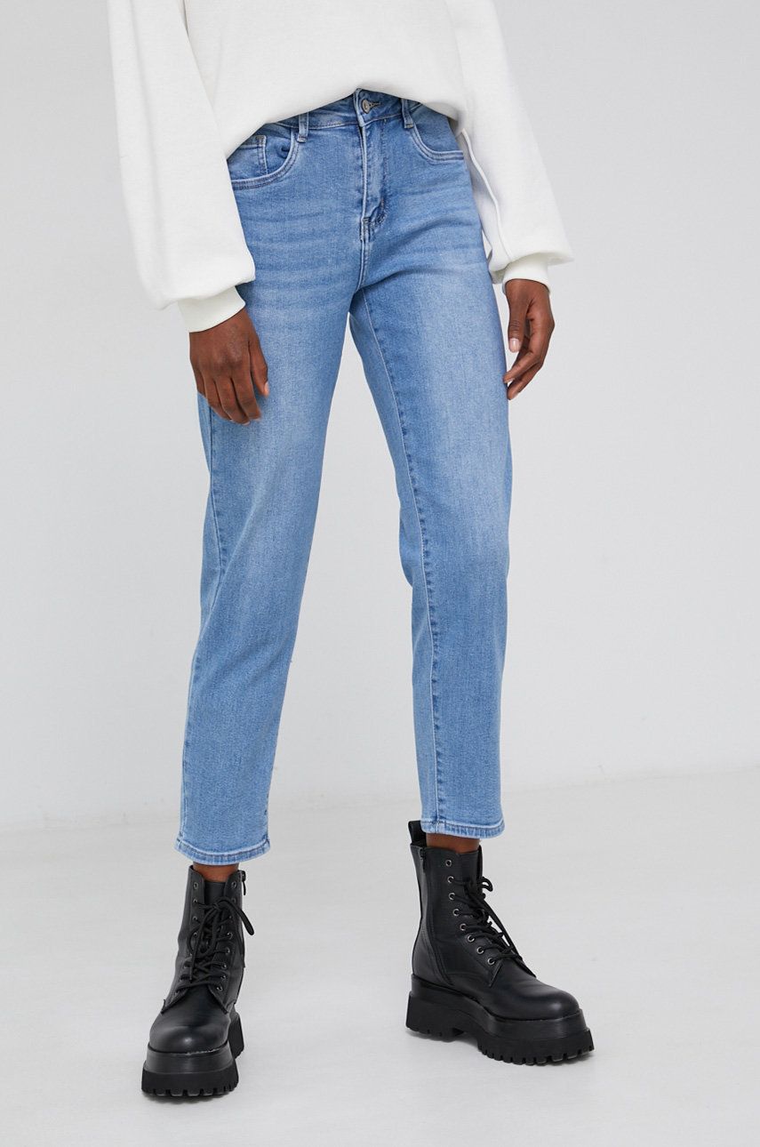 Answear Lab Jeans femei, high waist imagine reduceri black friday 2021 Answear Lab