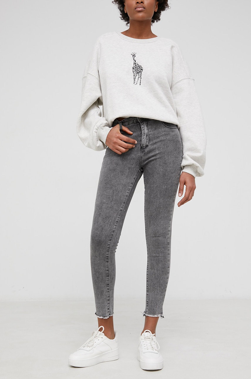 

Дънки Answear Lab Push-up, Сив