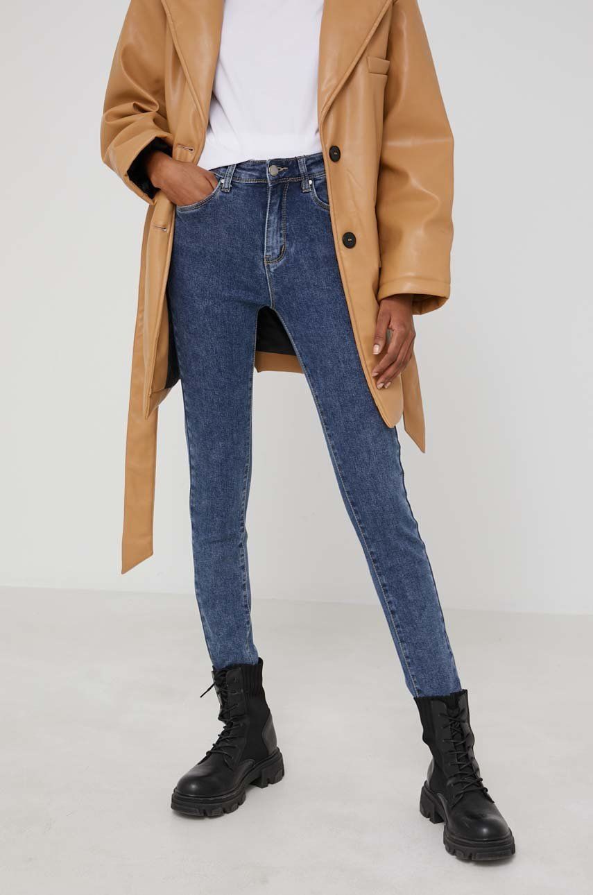 Answear Lab jeansi Push Up femei, medium waist 2022 ❤️ Pret Super answear imagine noua 2022