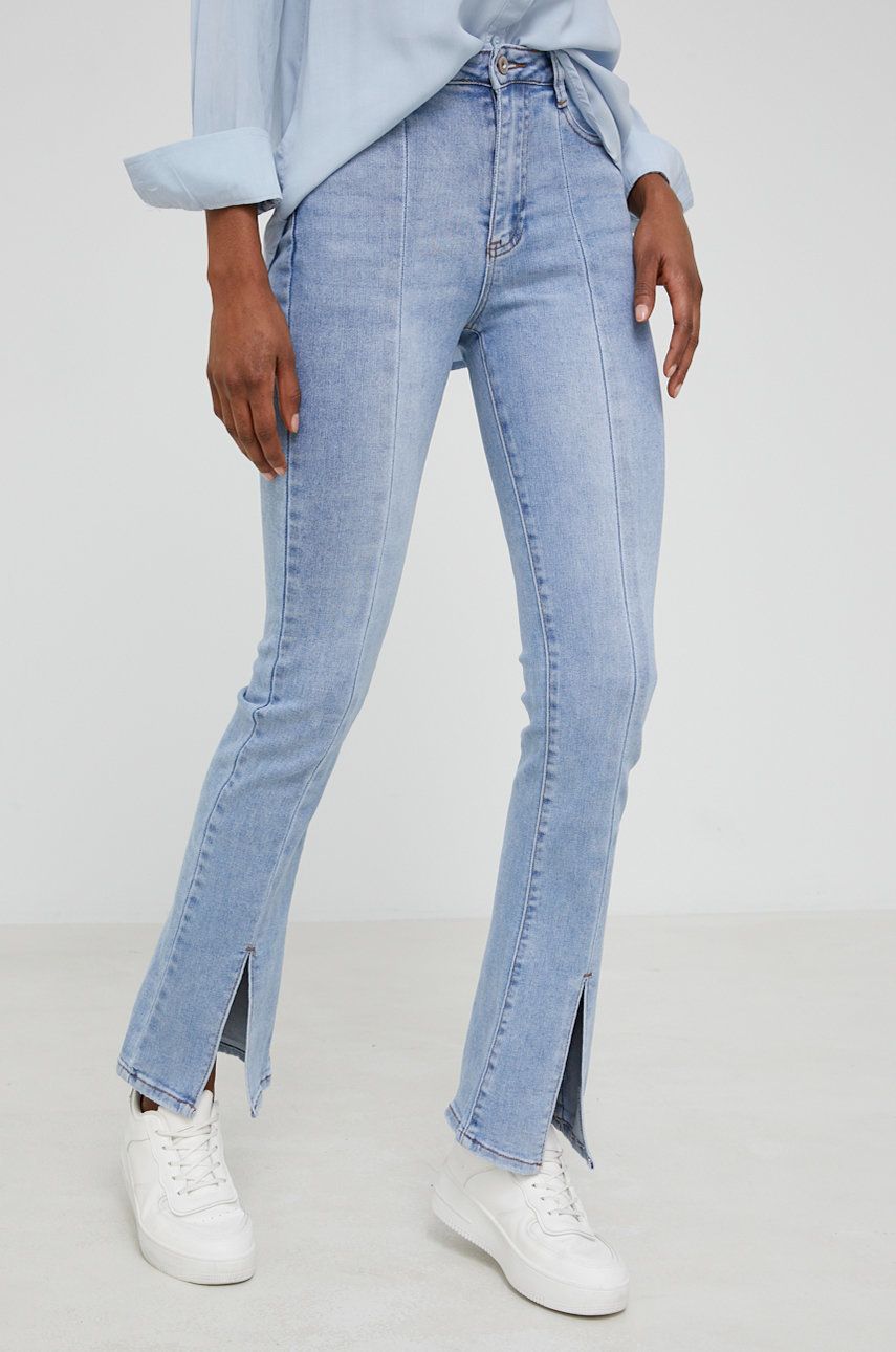 Answear Lab jeansi Premium Jeans femei, high waist Answear Lab imagine 2022 13clothing.ro