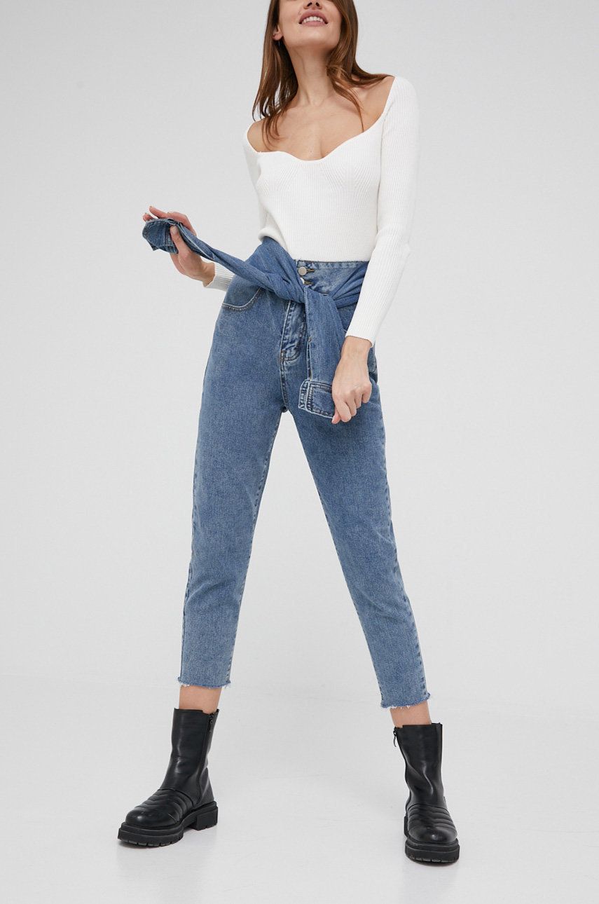 Answear Lab jeansi femei , high waist Answear Lab imagine 2022 13clothing.ro
