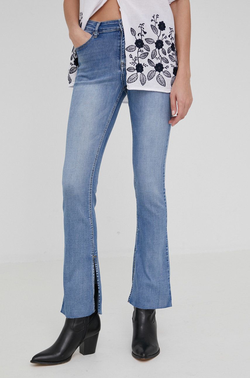 Answear Lab jeansi femei , medium waist 2023 ❤️ Pret Super answear imagine noua 2022