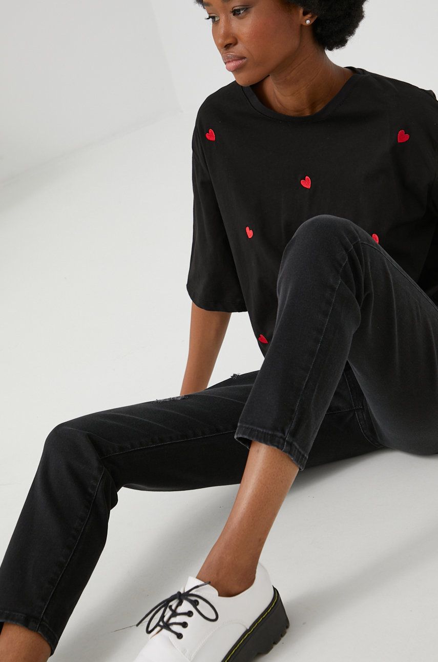 Answear Lab jeansi femei , high waist Answear Lab imagine 2022 13clothing.ro