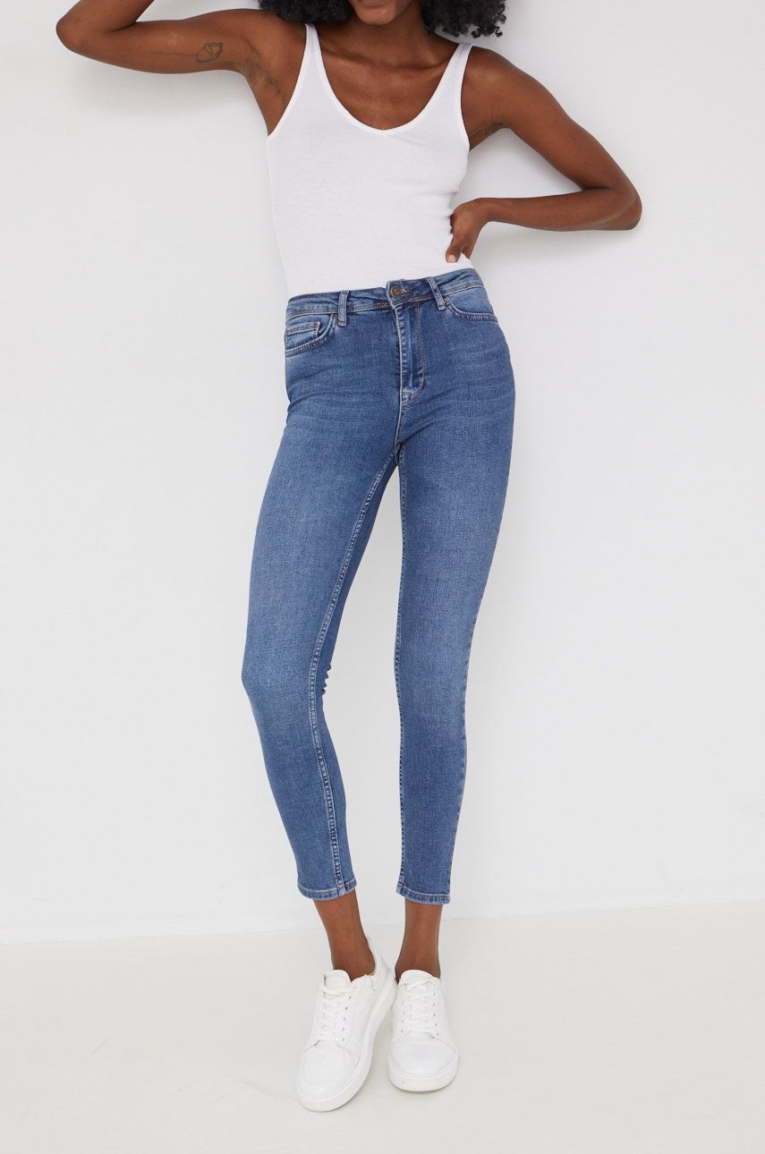 Answear Lab jeansi femei , high waist Answear Lab imagine noua 2022