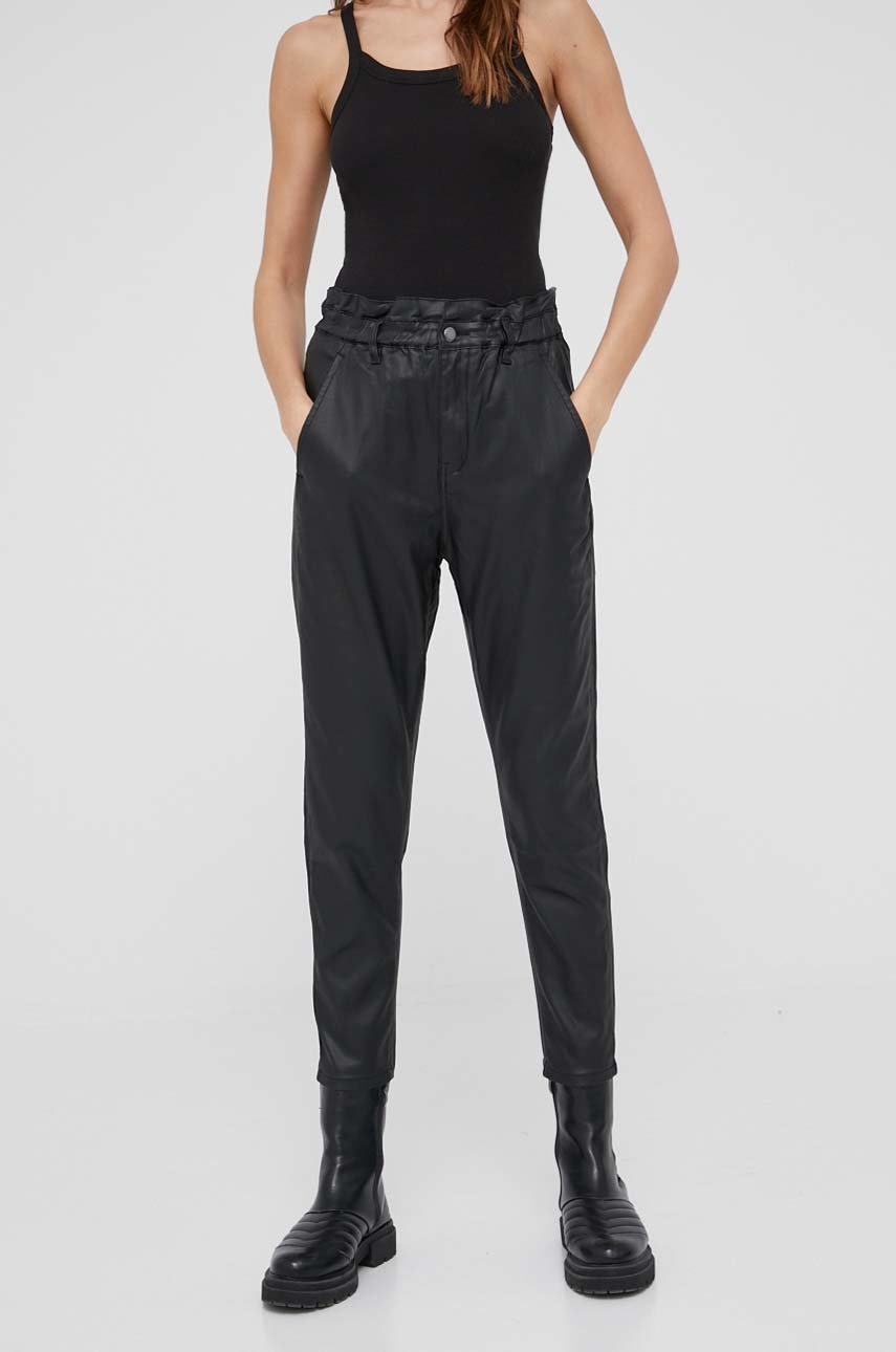 Answear Lab spodnie damskie kolor czarny proste high waist