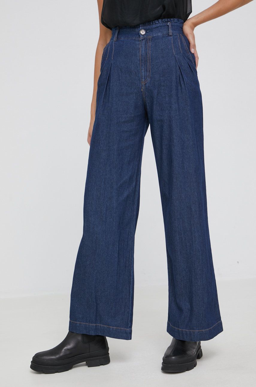 Answear Lab pantaloni femei, drept, high waist