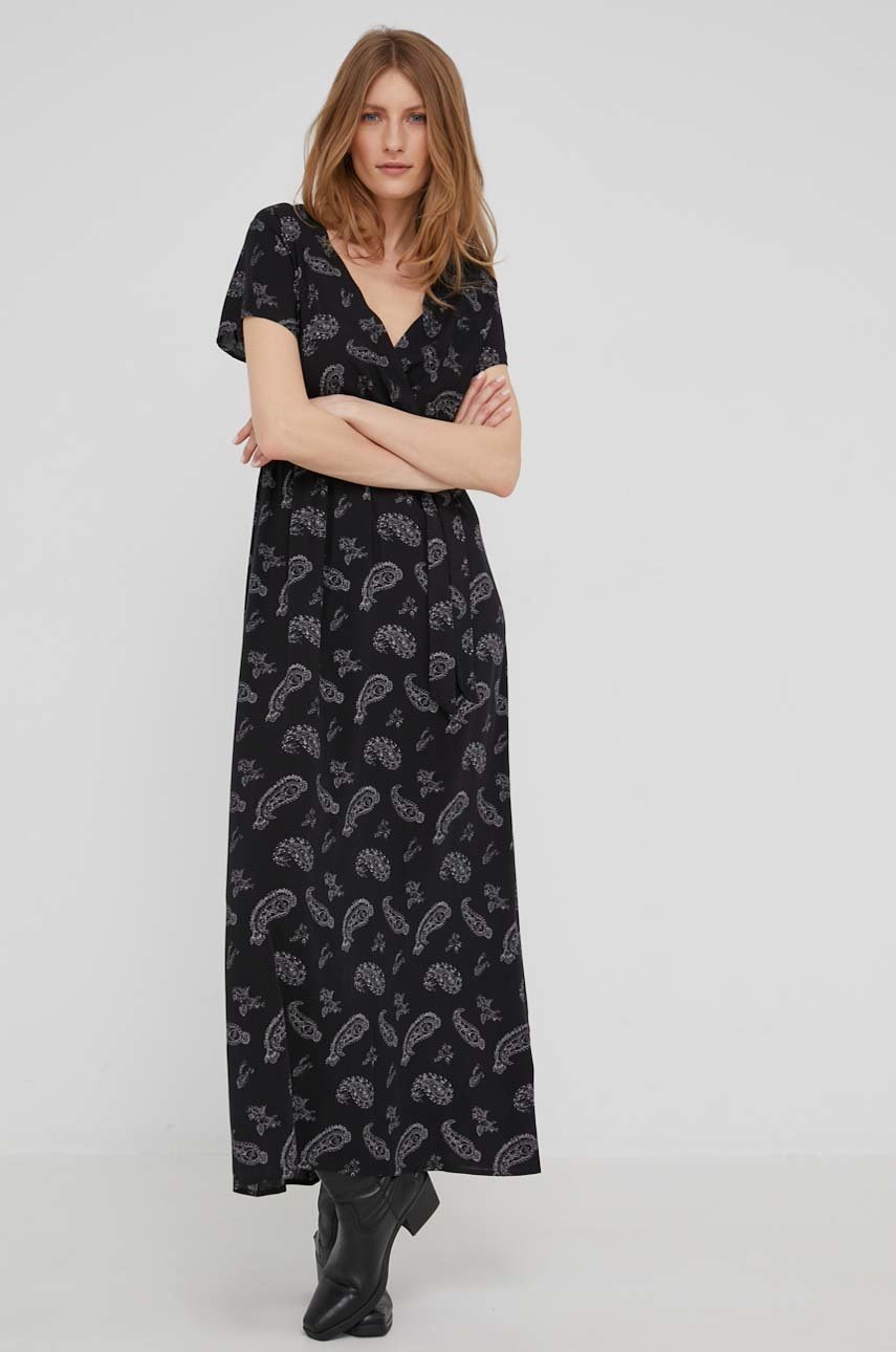

Платье Answear Lab цвет чёрный maxi прямая