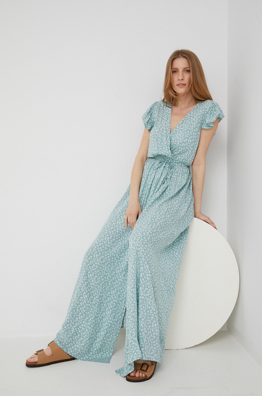 

Платье Answear Lab цвет бирюзовый maxi прямая