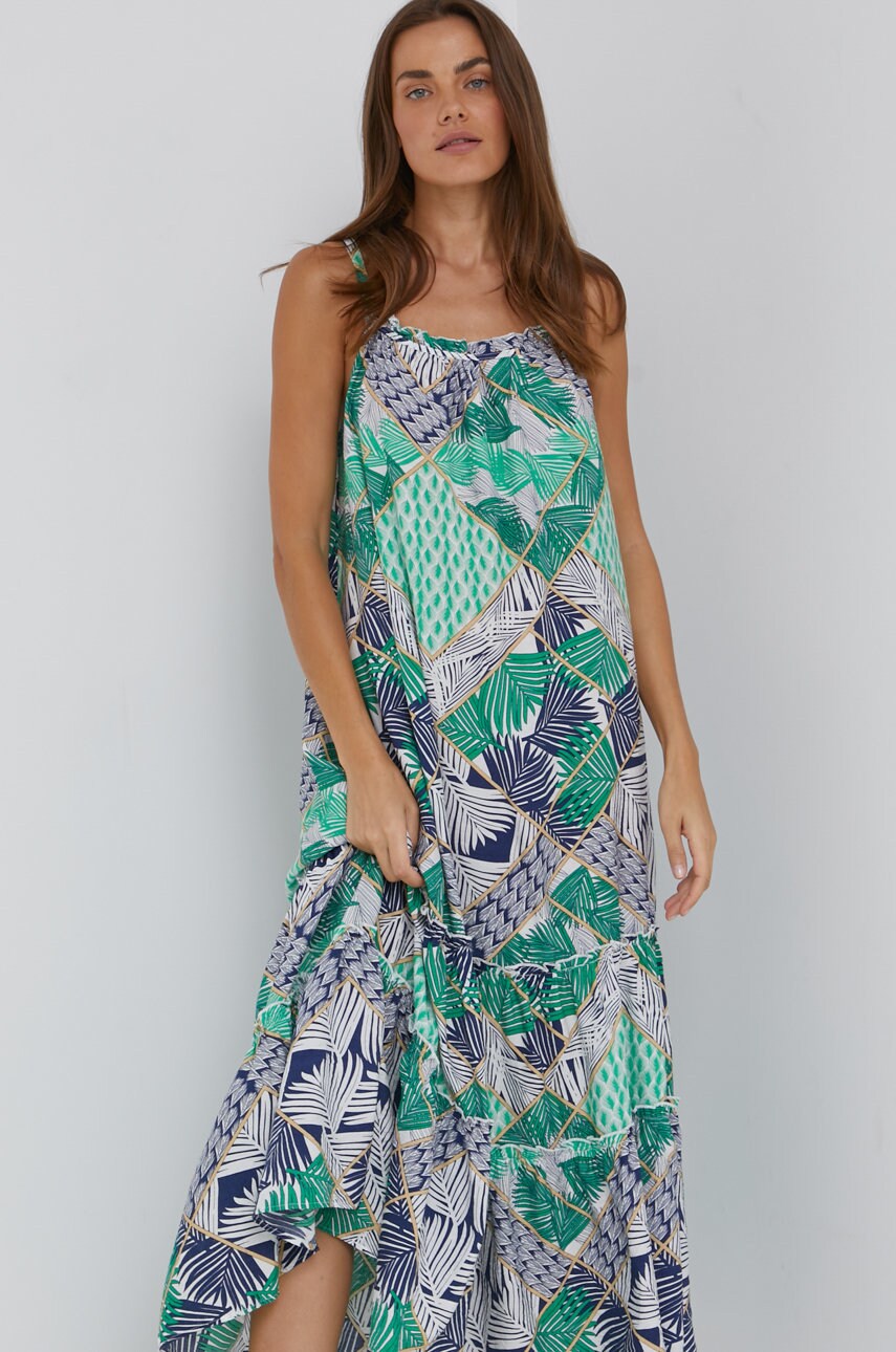 

Сукня Answear Lab колір зелений maxi oversize