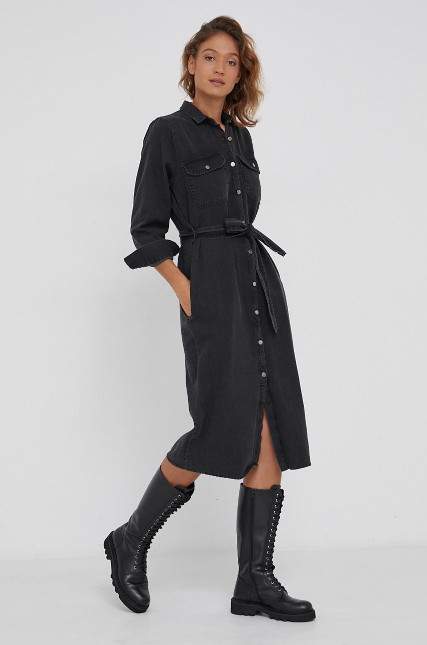 Answear Lab - Sukienka jeansowa