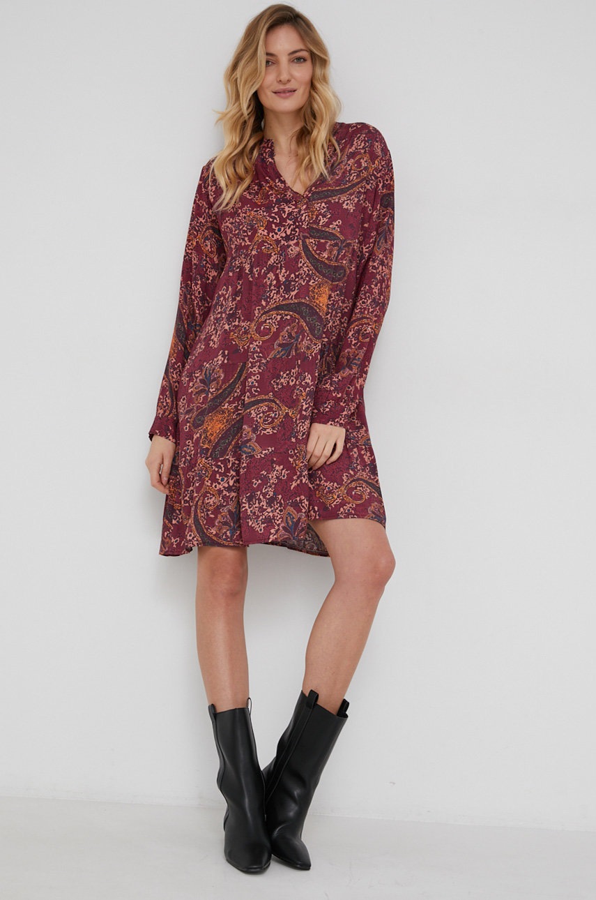 

Платье Answear Lab цвет красный mini oversize