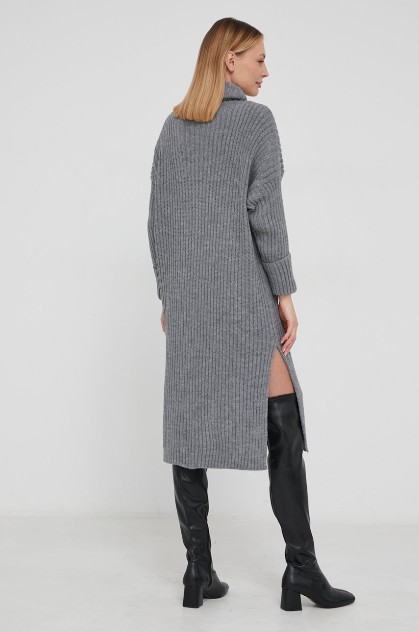 

Сукня Answear Lab колір сірий midi oversize