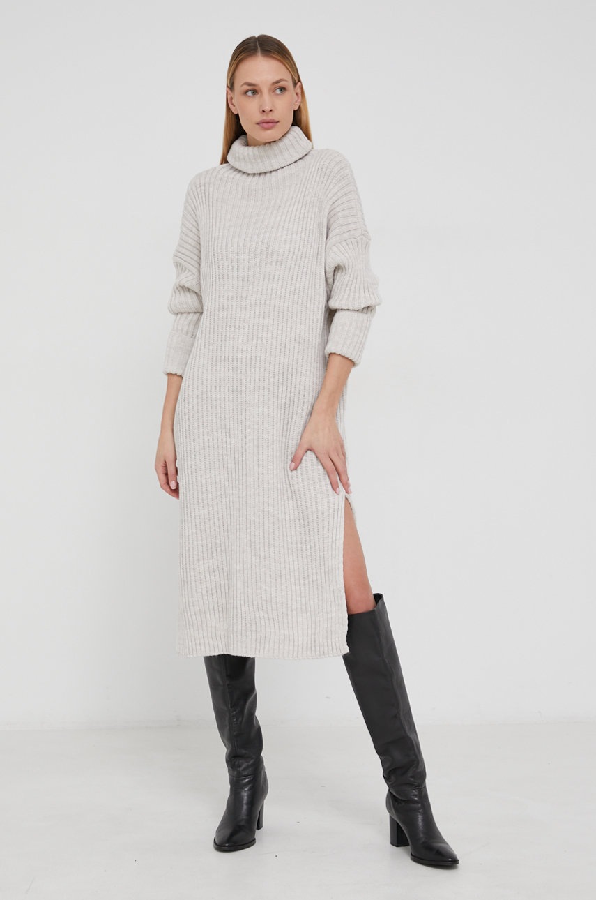 

Платье Answear Lab цвет кремовый midi oversize