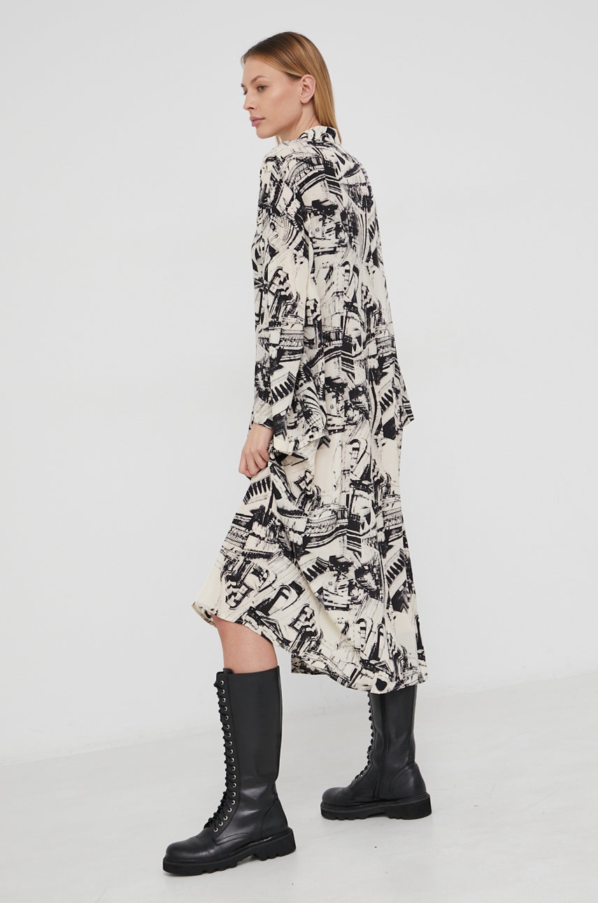 

Сукня Answear Lab колір чорний midi oversize