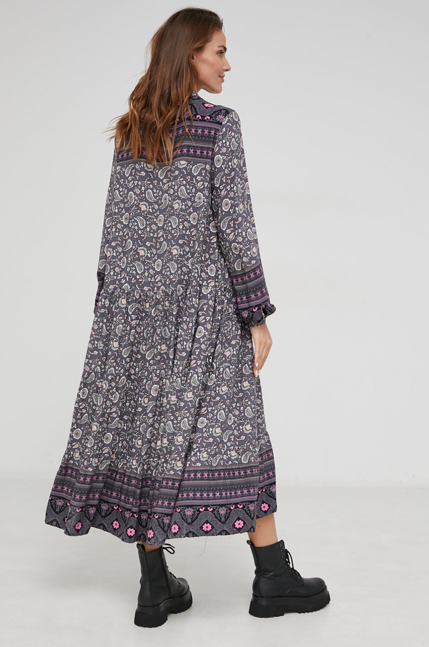 

Сукня Answear Lab колір сірий midi oversize
