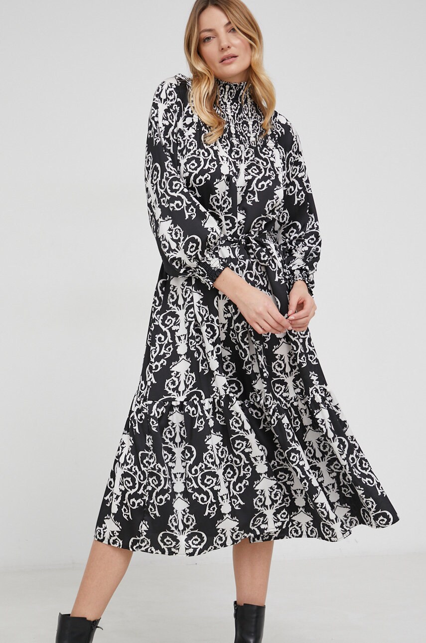 

Платье Answear Lab цвет чёрный midi oversize