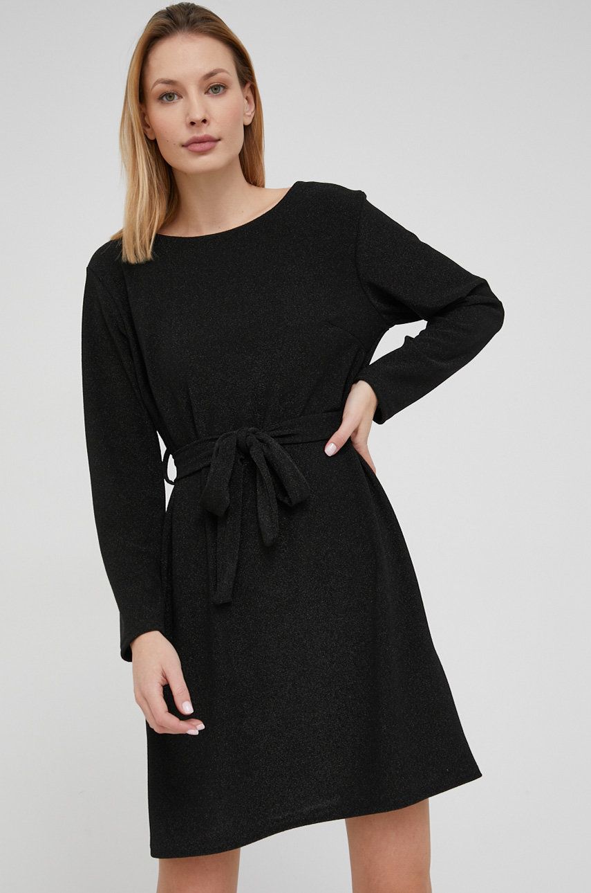 Answear Lab rochie culoarea negru, mini, drept Answear Lab imagine noua 2022