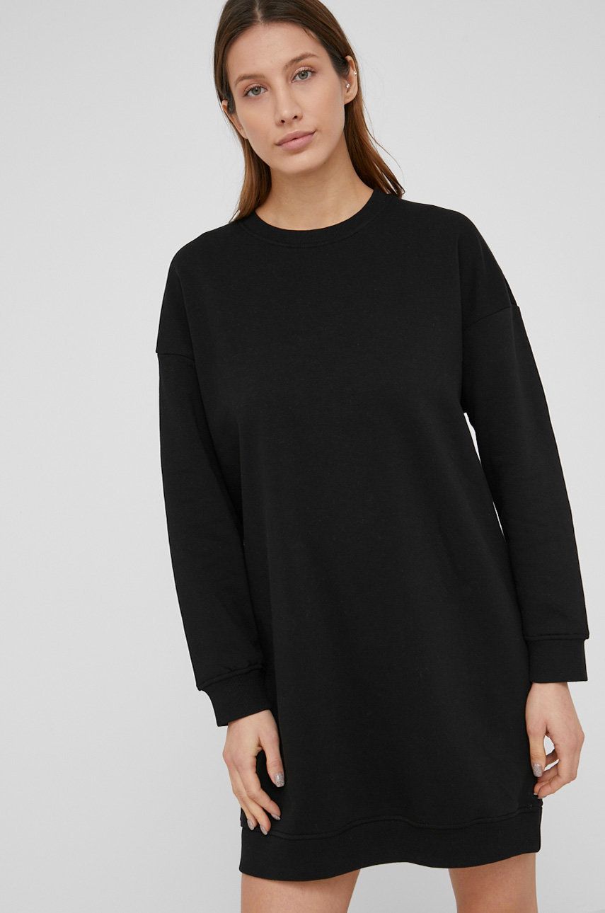 Answear Lab rochie culoarea negru, mini, oversize Answear Lab imagine noua 2022
